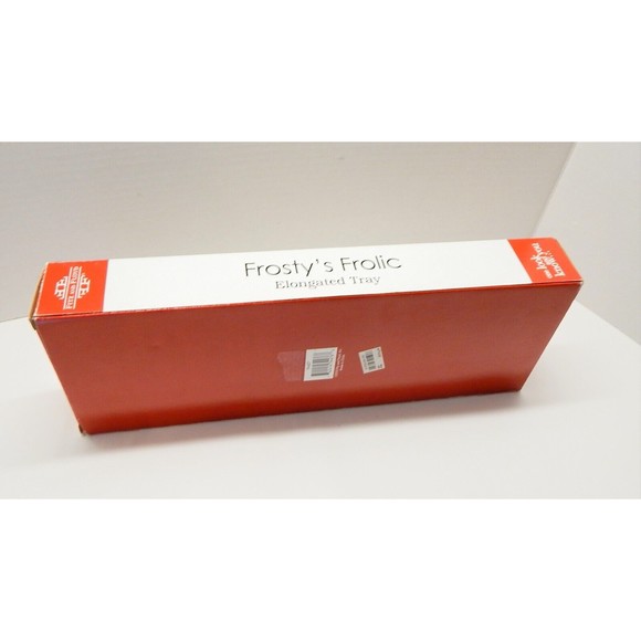 Fitz & Floyd Frosty's Frolic Elongated 15” Platter Tray Snowman 2010 Holiday - Picture 12 of 12